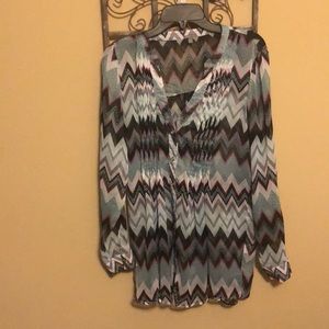 Chevron tunic
